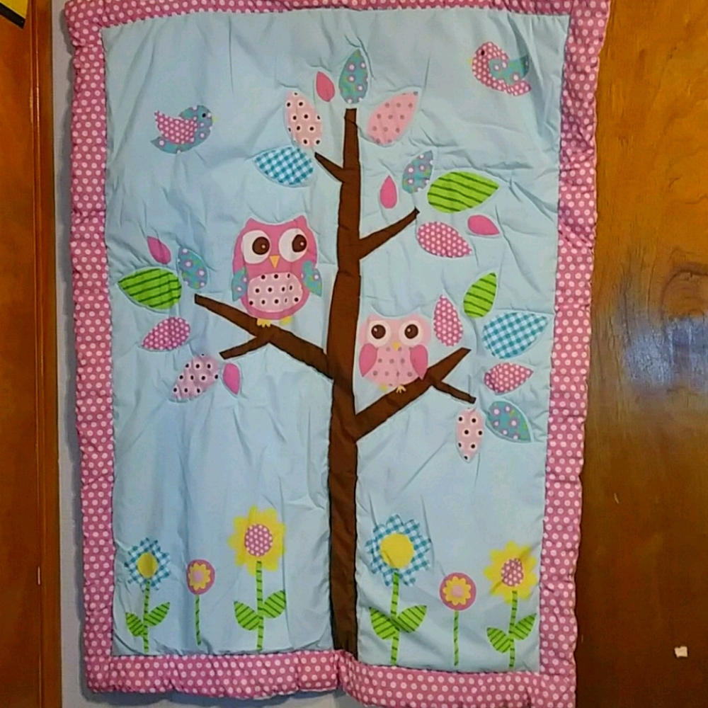 Baby girl comforter